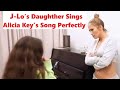 Jennifer Lopez daughter Emme sings Alicia Keys song "If I Ain't Got You"