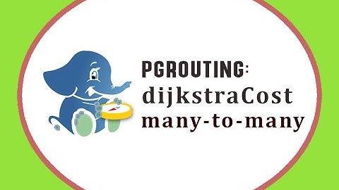pgRouting: dijkstraCost Many-to-Many