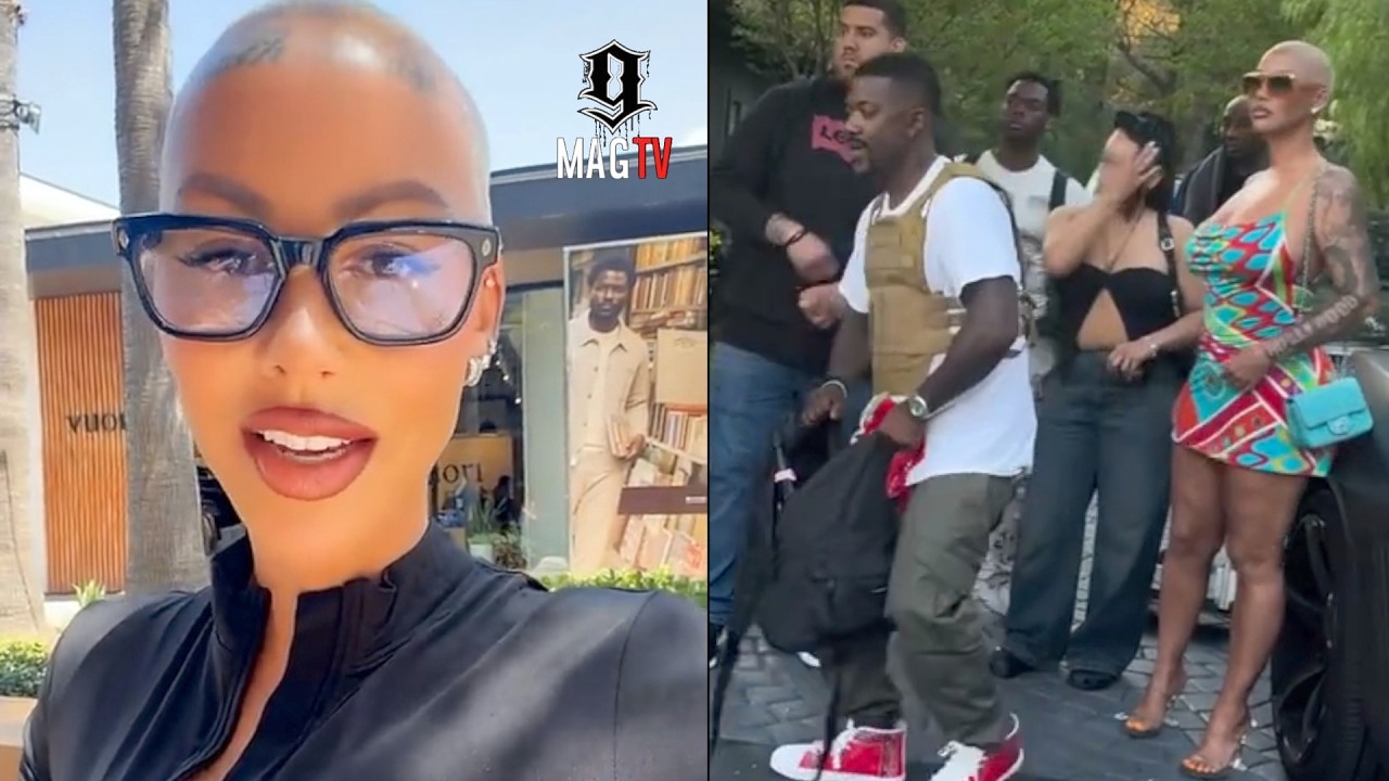 "I Did It" Amber Rose Reveals She Smashed Her Boyfriend's Sidechick Boyfriend! 😱