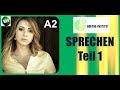 DEUTSCH LERNEN - A2- SPRECHEN - TEIL 1