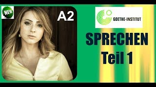 DEUTSCH LERNEN - A2- SPRECHEN - TEIL 1