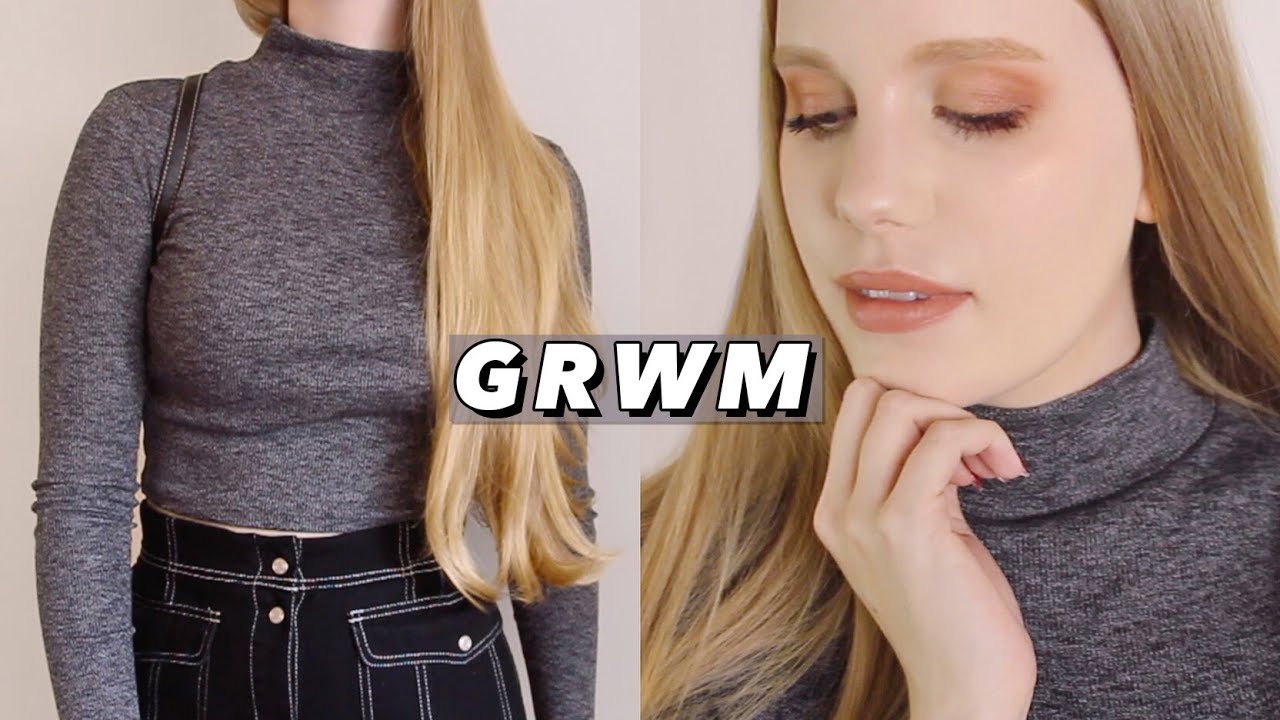 GRWM • Makeup, Hair & Outfit