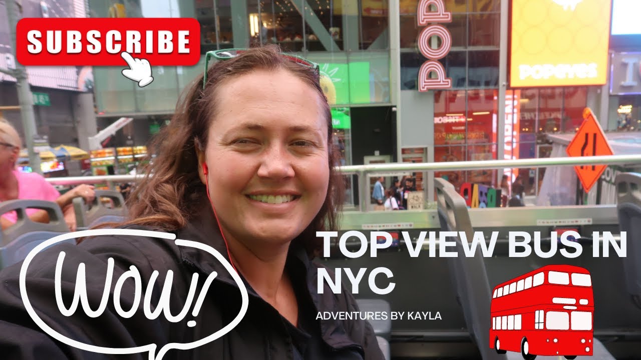 Top View Sightseeing Bus  Downtown NYC- Great way to see the city!