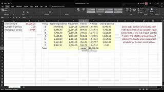 Loan Amortization Schedule