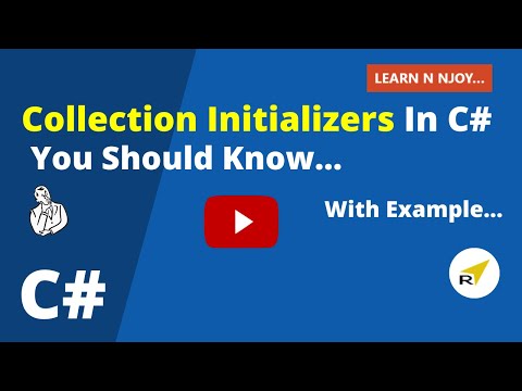 Collection Initializers In C# You Should Know… | Learn N Njoy...