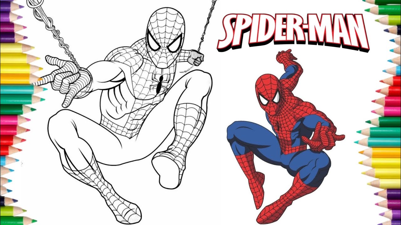 Super Awesome Spider-Man (The Animated Series) Coloring Pages