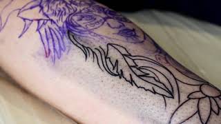 Как делать линии татуировки, без ускорения