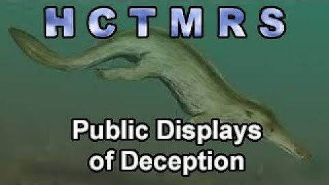 How Creationism Taught Me Real Science 84 Public Displays of Deception