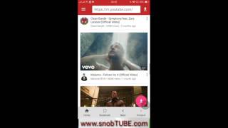 SNOBTUBE how to use this app screenshot 4