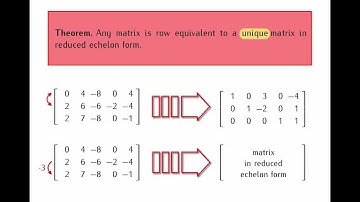 01-7 Row equivalence of matrices