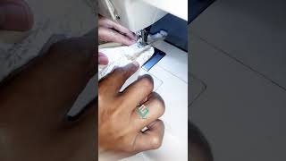 Buttonhole process with sewing machine