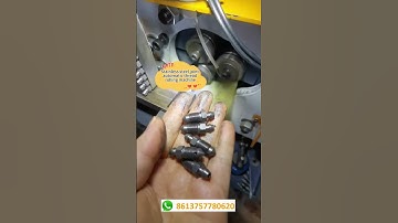 Stainless steel joint automatic thread rolling machine