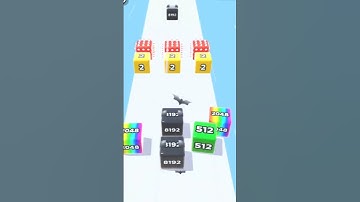 Jelly Run 2048 Infinity Game Cube Android IOS Walkthrough #gameplay #trending #gaming