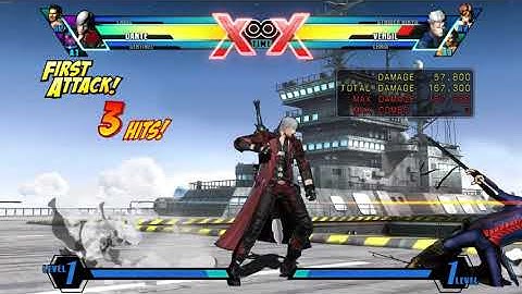 Dante/Sentinel/Chris - Midscreen, Corner and Back-to-Corner combos