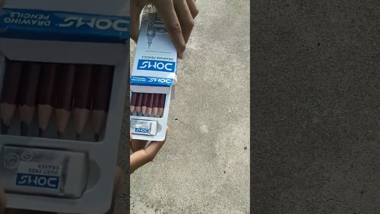 Doms drawing pencil unboxing subscribe