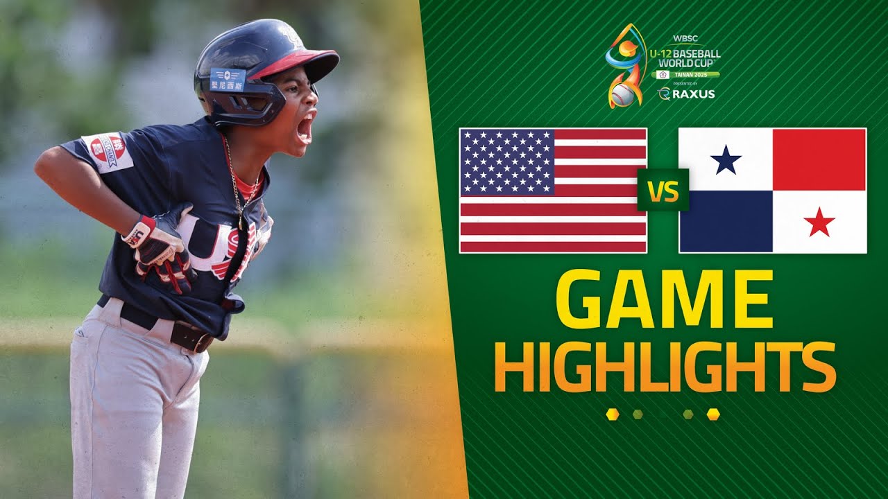 HIGHLIGHTS | 🇺🇸 USA 🆚 🇵🇦 Panama | WBSC U-12 Baseball World Cup 2025