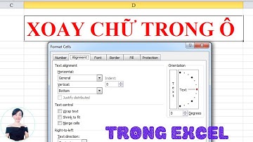 Xoay chữ trong ô trên Excel bằng điện thoại | Nguyễn Huệ