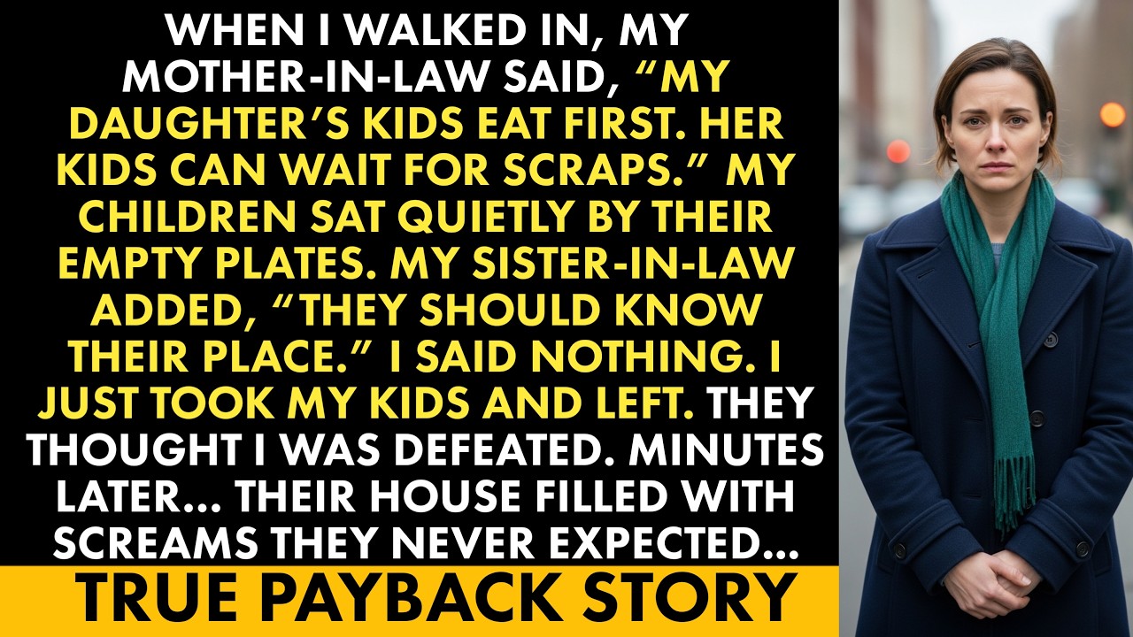 “They Told My Kids to Wait for Scraps—Minutes Later, Their Luxury Lifestyle Collapsed Around Them”