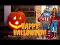Carving a Jack-O-Lantern! Family VLOG