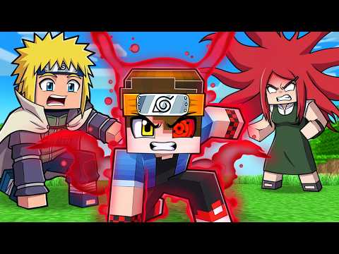 MINATO and KUSHINA'S SON BECAME the FORBIDDEN JINCHUURIKI in NARUTO Minecraft!