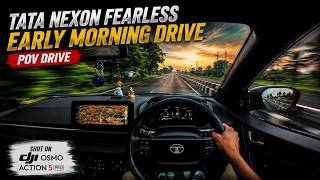 Tata Nexon Fearless Early Morning Drive POV | Dji Osmo Action 5 Pro