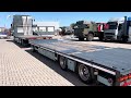 DAF 460 + lako trailer, platform, fourage, 2016