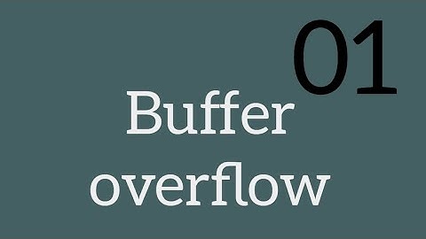 1 - مقدمة مبسطة جدا الى عالم ثغرات الفيض buffer overflow