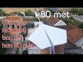 Cách gấp máy bay giấy bay xa 80 mét , How To Make A Paper Airplane That Can Fly Over 80 Meter