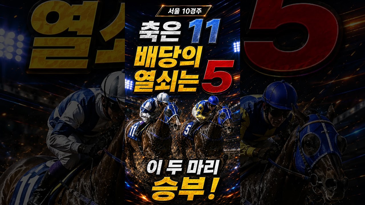 8.22(토) 서울 10R｜직전 부진마가 6.5kg을 내려놓는다? 배당의 열쇠