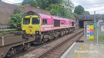 Class 37 unit drag, 66s & 59s plus 90s on freight in London 24/05/2024