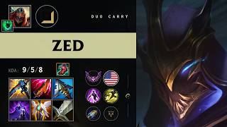 Zed ADC vs Caitlyn - NA Master Patch 26.15