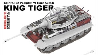 麥田 RFM 51591/35 二戰德軍 虎王坦克 全內構、全透視限定版