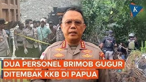 Dua Anggota Brimob Gugur Ditembak KKB Pimpinan Aibon Kogoya di Papua