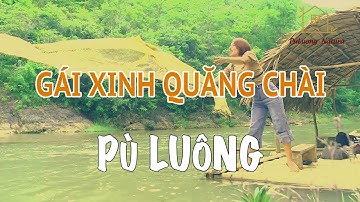 ✅Gái xinh quăng chài lưới bắt cá suối Chàm - Pù Luông và cái kết...#shorts