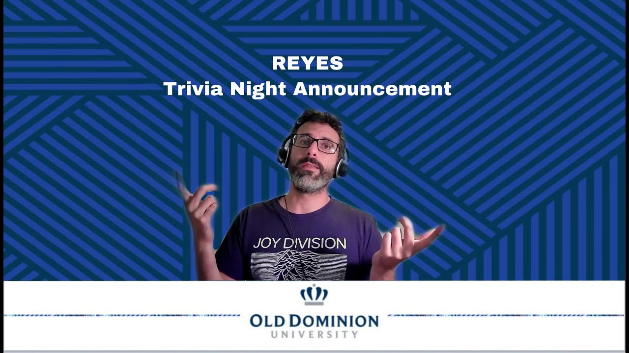 REYES Trivia Night Announcement