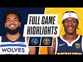 TIMBERWOLVES at NUGGETS | NBA PRESEASON FULL GAME HIGHLIGHTS | October 8, 2021