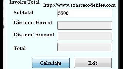 Calculate discount in VB.NET