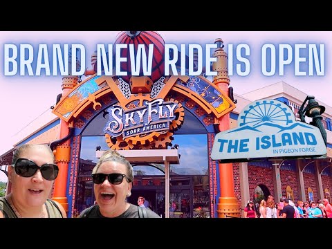 Skyfly Soar America - *NEW* SKY FLY SOAR AMERICA RIDE AT THE ISLAND PIGEON FORGE TENNESSEE./ FULL RIDE AND REVIEW /SOARIN