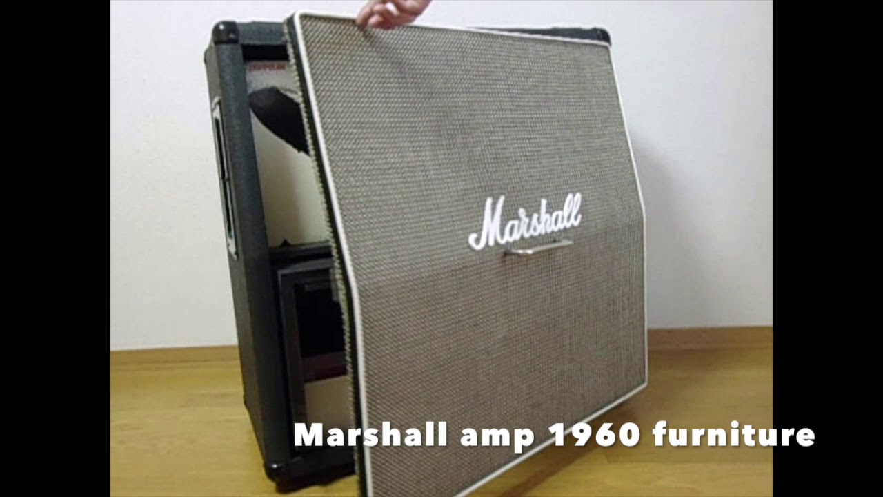 marshall amp and cabinet