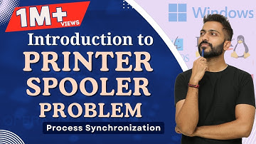 L-3.3: Printer-Spooler Problem | Process Synchronization Problem in Operating System