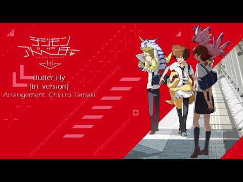 Digimon Adventure Tri OST Butter Fly Tri Version Instrumental No Back Up Voices