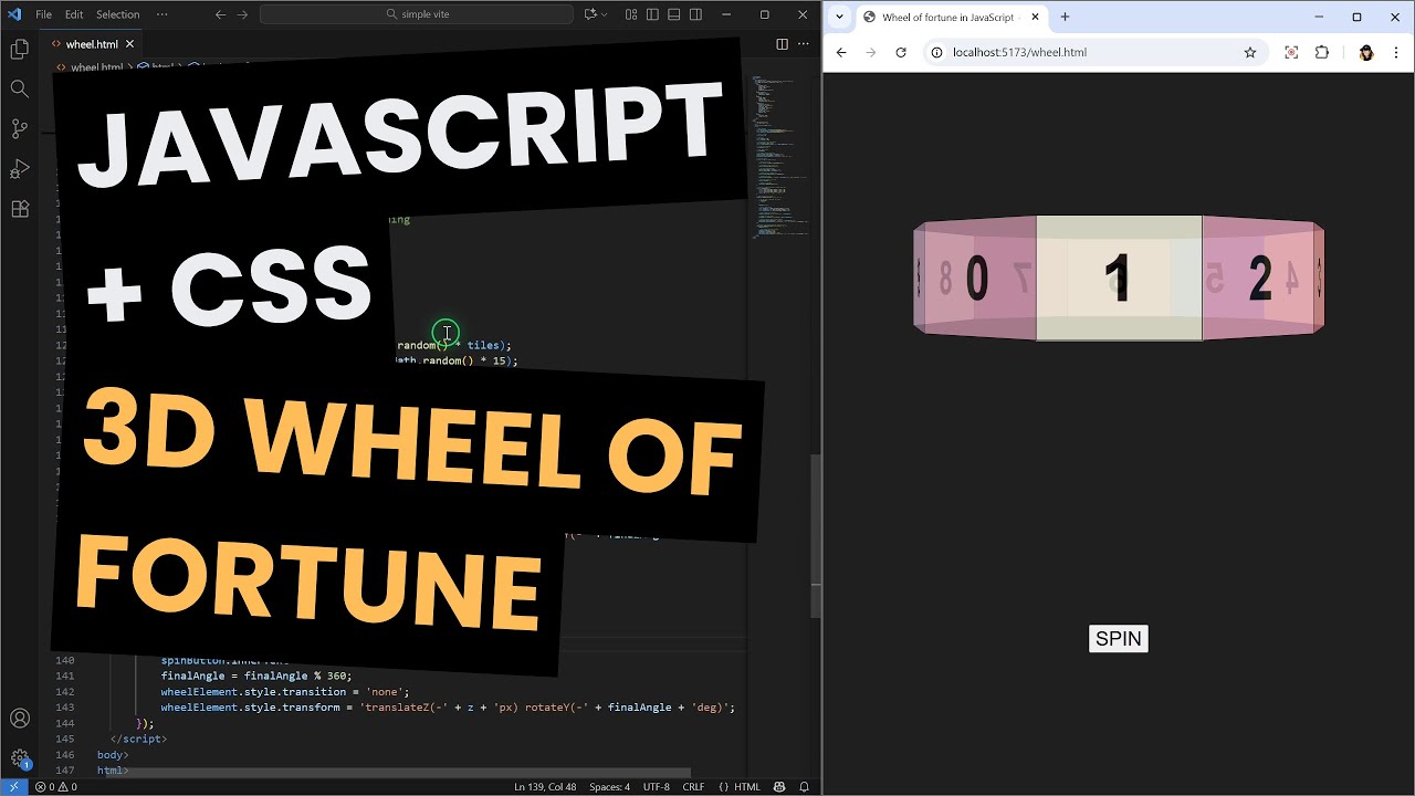 Wheel Javascript 3D Wheel of Fortune with JavaScript and CSS – No Talking, Just Code ...