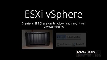 VMWare vCenter - Creating an NFS share on Synology