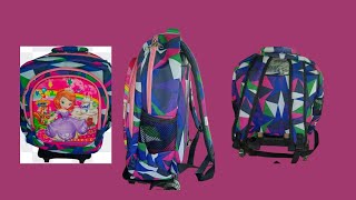Trolley backpack (School bag) tutorial