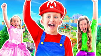 Levi & Ivy Learn SPECIAL Gaming Tips to Take on MOM AND DAD!