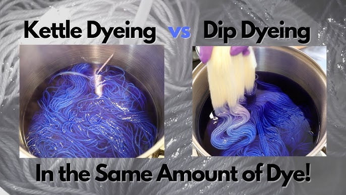 Dyepot Weekly #208 - Dip Dyeing to Break Jacquard Chestnut Acid Dye 