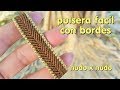 MACRAME FACIL l PULSERA CON BORDES