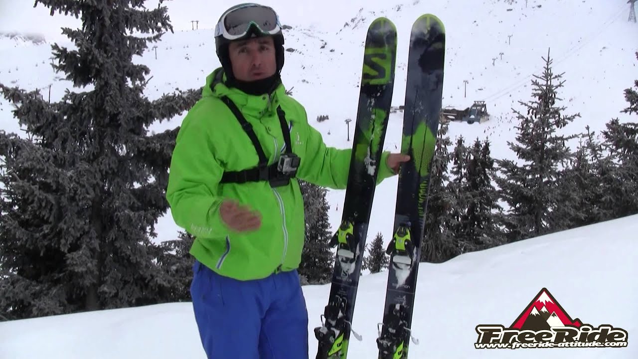 Test ski Salomon 2015 - YouTube