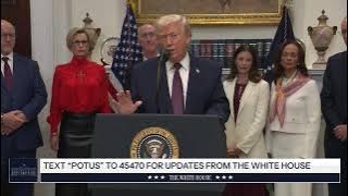 President Trump Makes an Announcement, Dec. 19, 2025