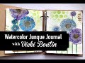 Vicki Boutin Watercolor Junque Journal